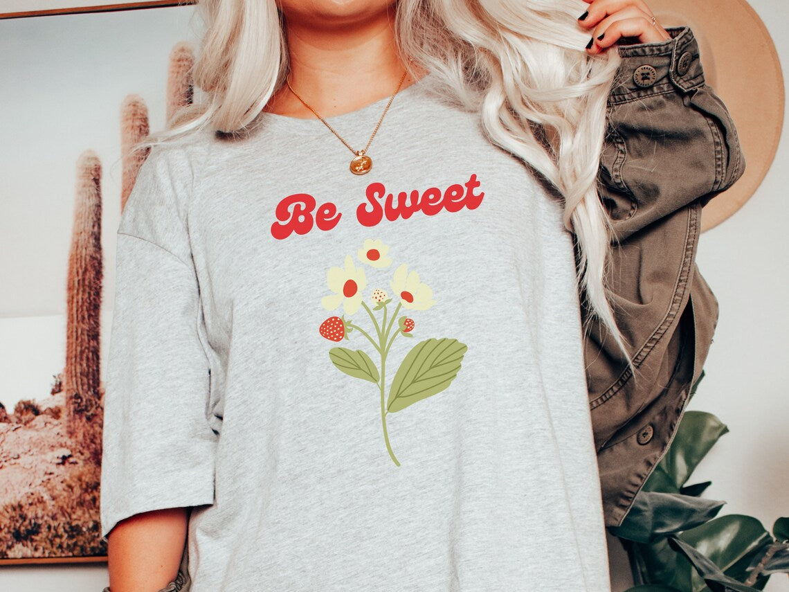 Be Sweet Strawberry Graphic Tee