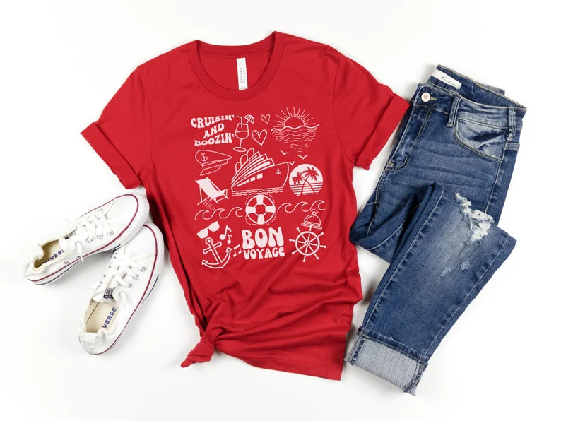 Cruise Collage Graphic Tee