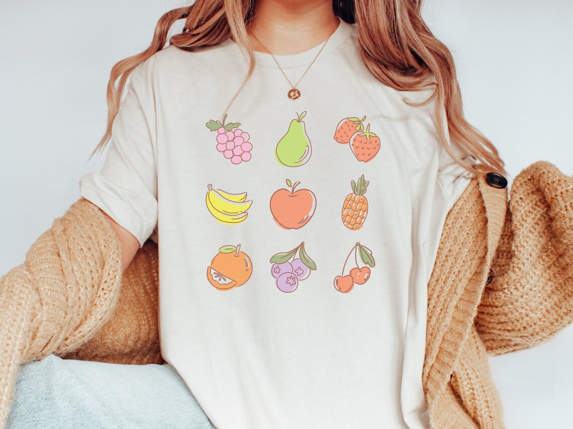 Vintage Style Fruit Graphic Tee
