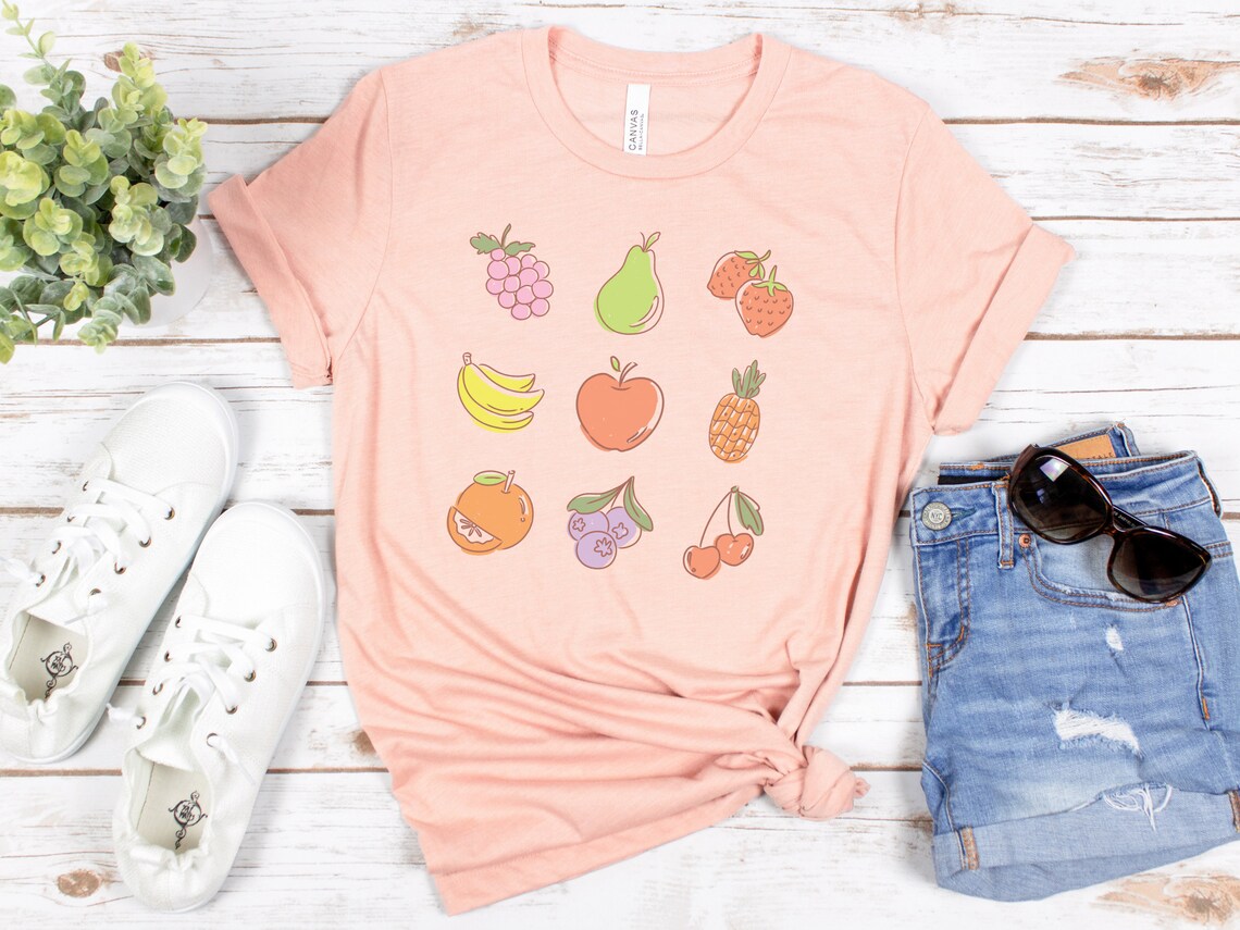 Vintage Style Fruit Graphic Tee