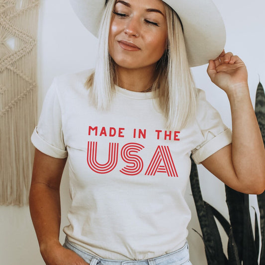 Made in the USA RED Graphic Tee