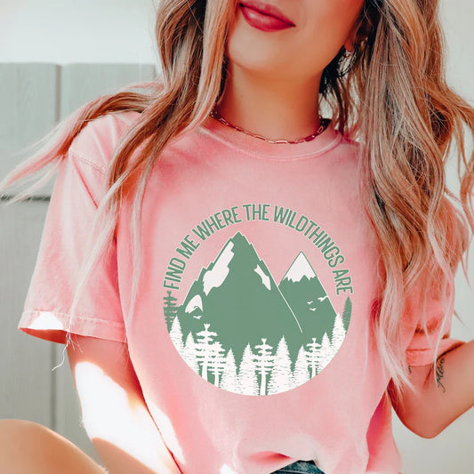 Find Me Where the Wild Things Graphic Tee