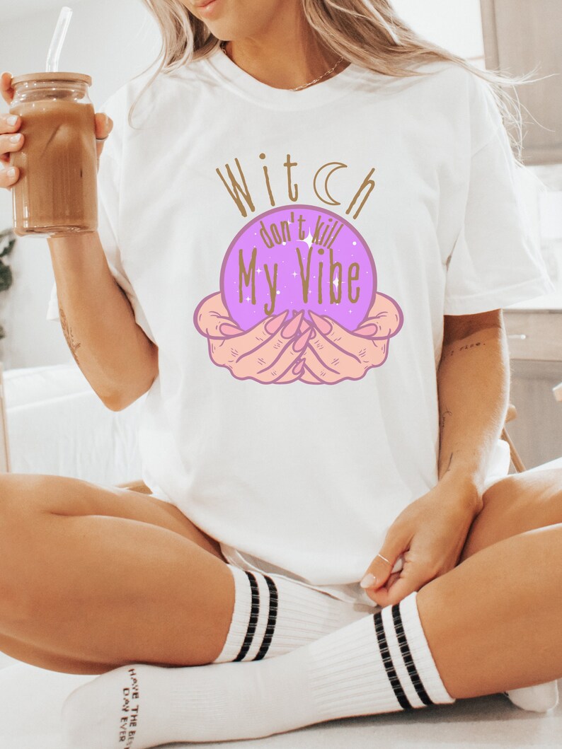 Witch Don't Kill My Vibe Halloween Graphic Tee